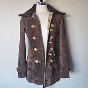 Vintage Anonymous John Carlisle Brown Leather Coat – Size Small